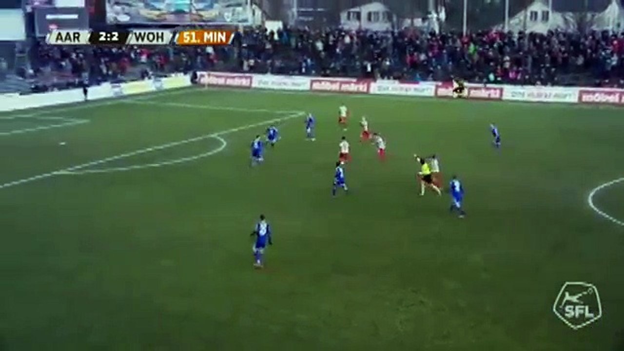 Aarau 3:2 Wohlen (Switzerland. Challenge League. 5 March 2018)