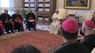 Pope meets with Paraguay bishops during their ad limina visit at the Vatican