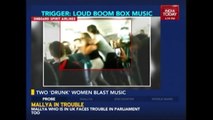 Drunk Women Caught Fighting Mid-Air On Camera
