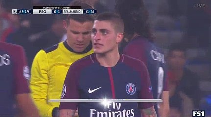 Marco Verratti  RED CARD  HD - Paris SG	0-1	Real Madrid 06.03.2018