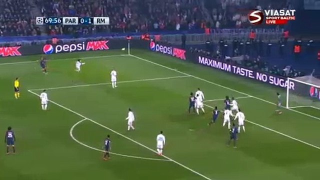 Edinson Cavani Goal HD - Paris SG 1-1 Real Madrid 06.03.2018