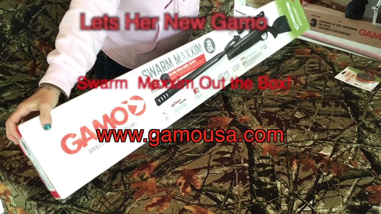 Airgun Angie Lets Her New Gamo Swarm Out the Box!
