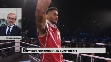 Boxe - Tony Yoka suspendu un an avec sursis