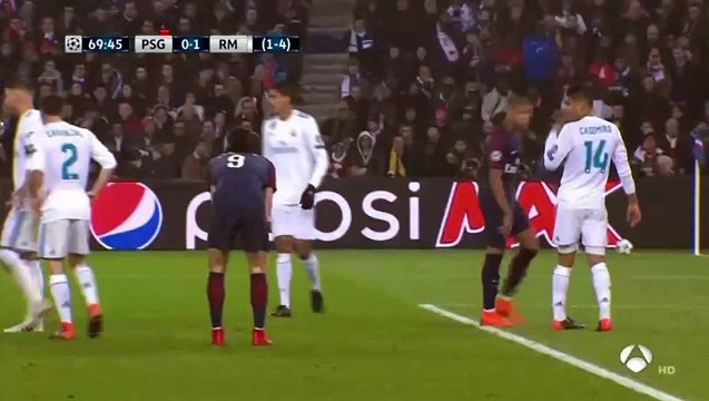 Edinson Cavani Goal HD - Paris SG1-1 Real Madrid 06.03.2018