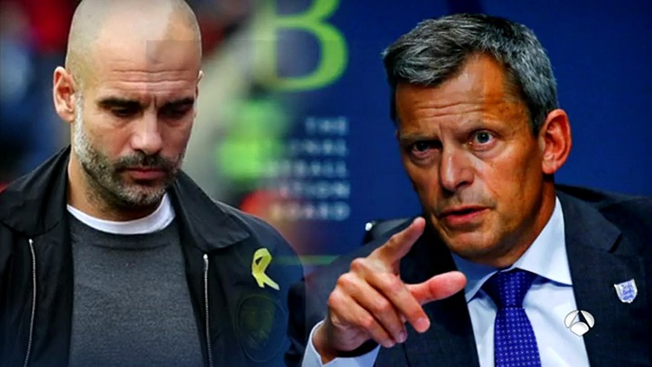 El presidente de la Federación Inglesa compara el lazo amarillo de Guardiola con la esvástica y con simbología de Daesh