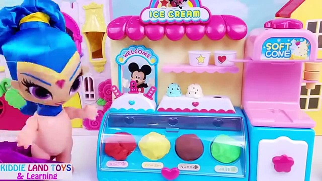 Mickey Mouse Ice Cream Stand Pounding Toys Glitter Body Paint Paw Patrol Baby Dolls PJ Masks Trolls