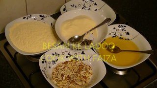 BESAN KE LADOO - بیسن کے لڈو - बेसन के लेदु *COOK WITH FAIZA*