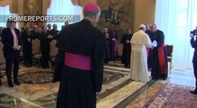Pope meets with chiefs of police, nuns and bishops who work against human trafficking