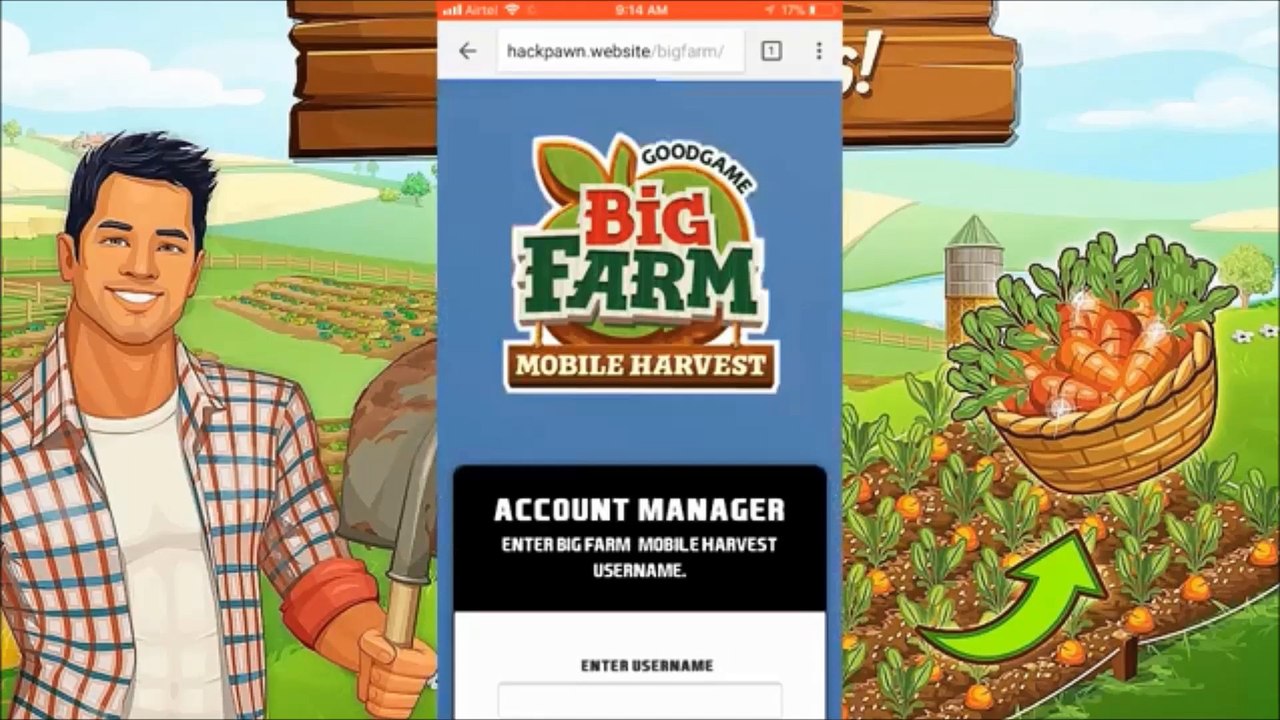 Big Farm Mobile Harvest Hack 100% WORKING Device-Cheat.com