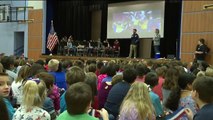Olympian Receives Amazing Welcome Home at Pennsylvania Elementary School