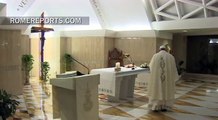 Pope Francis at Casa Santa Marta: Christians who refuse to consider new ideas are sinning