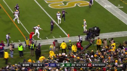 2016 - Rodgers escapes multiple defenders and scrambles for a first down