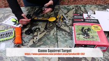 Gamo Swarm Maxxim 22 Cal Vs The Gamo Squirrel Target... Airgun Angie Pops it Back Up!