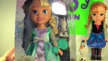 Disney Frozen TODDLER ELSA Fashion Doll Review with Olaf & Anna! by Bins Toy Bin