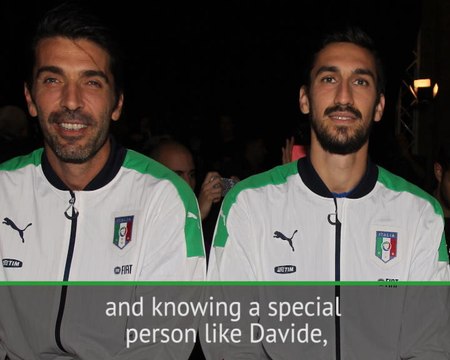 Allegri and Buffon pay tribute to Astori