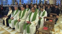 Pope prays for Coptic Christians murdered by ISIS. Laments violence and arms trafficking