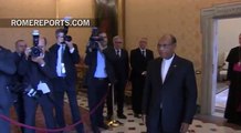 Pope meets with president of Tunisia, Mohamed Moncef Marzouki | Pope