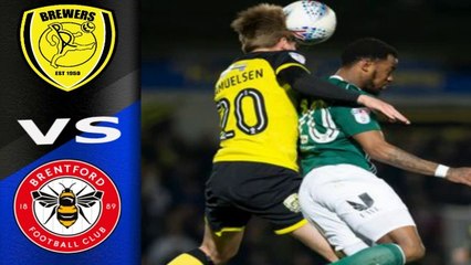 Burton Albion vs Brentford 0 - 2  Highlights 06.03.2018 HD