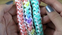 NEW Taffy Braid Rainbow Loom Bracelet Tutorial | How To