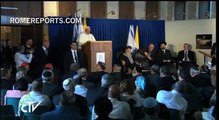 Pope Francis to Chief Rabbis of Israel: Together we can push for peace