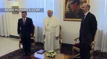 King of Jordan visits Pope Francis