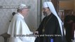 Pope meets with Ukrainian Greek-Catholic Church leader amid Crimean crisis