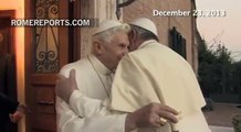 Benedict XVI makes a short trip to have lunch with Pope Francis