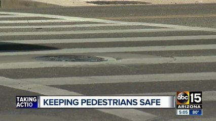 City of Phoenix installing flashing crosswalks to try to prevent pedestrian crashes