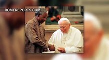 Nelson Mandela met twice with his 'brother' John Paul II