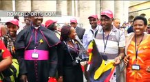 Traveling all the way from Uganda and Argentina to see Pope Francis in Rome