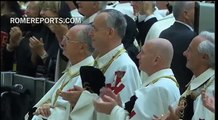 Pope tells Order of the Holy Sepulchre that everyone is responsible for Christians in the Holy Land