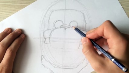 How To Draw Nightmare Fredbear From FNaF 4 Step By Step Video Lesson