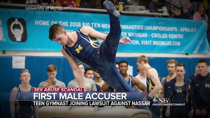 Man, 18, says he was abused by disgraced USA Gymnastics doctor