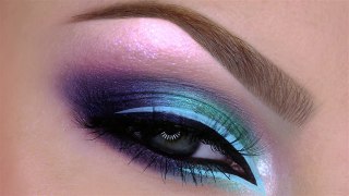 Peacock Eyes Makeup Tutorial / Colorful Summer Make-up