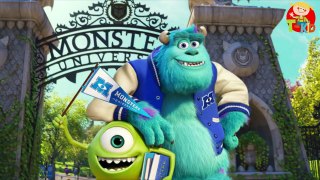 Head Shoulders Knees And Toes Song Monster Inc Disney Collection Nursery Rhymes #monster #Animation