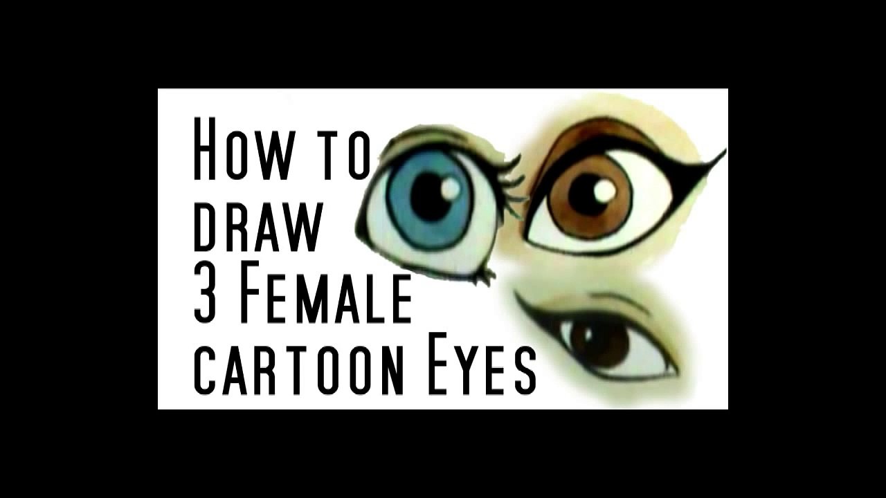 How to draw a cartoon male eye - video Dailymotion