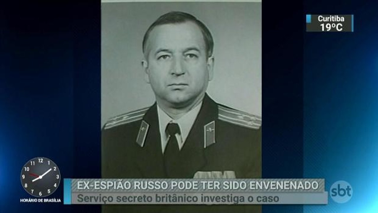 Polícia britânica investiga suposto envenenamento de ex-espião russo