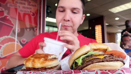 Caught On Camera: Almost Stabbed At Jack In The Box (Not For Kids)