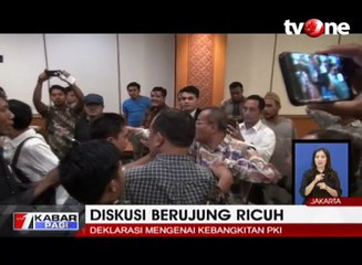 Diskusi Kebangkitan PKI Berakhir Ricuh