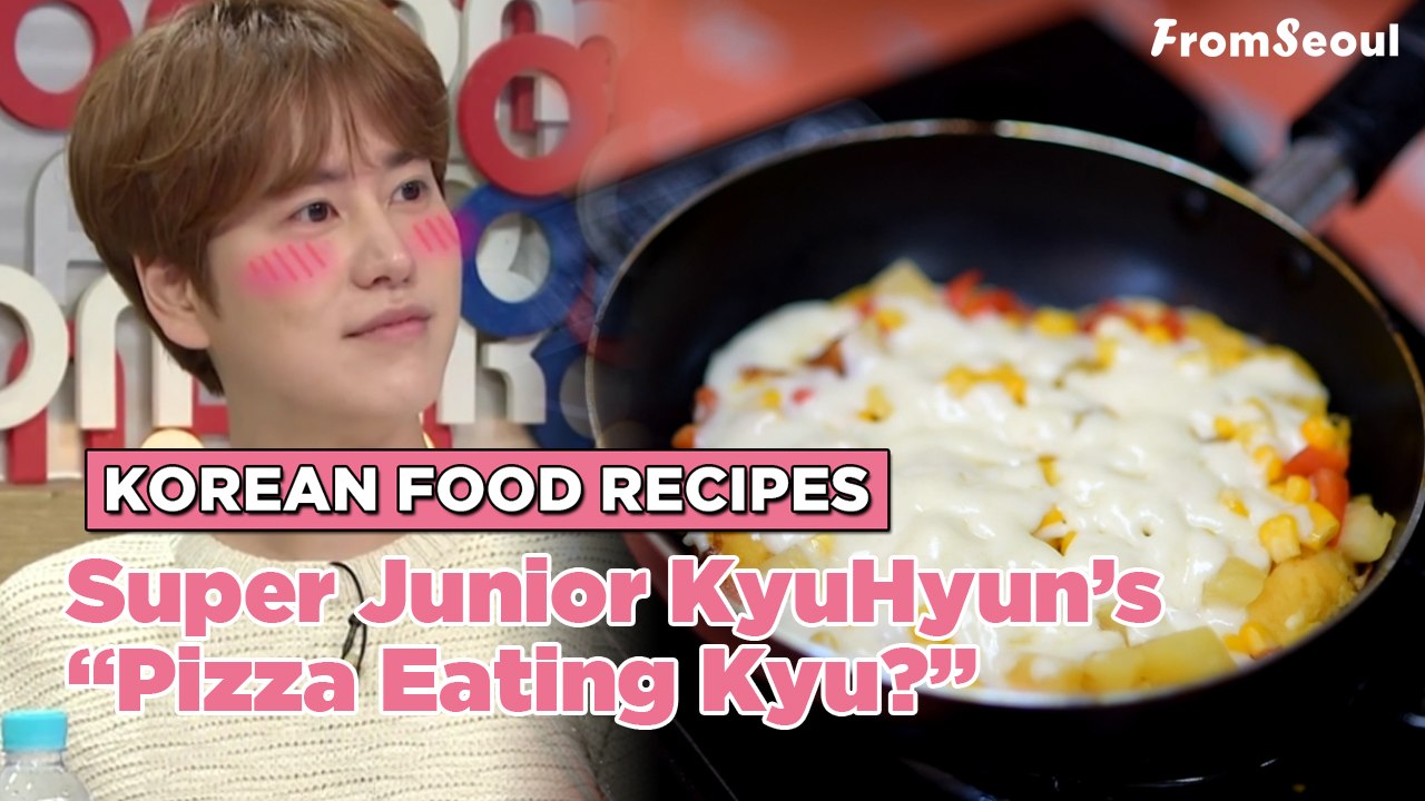 Super Junior KyuHyun's Pizza Eating Kyu?