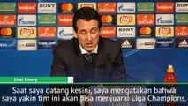 Emery Yakin Suatu Hari PSG Akan Menjuarai Liga Champions