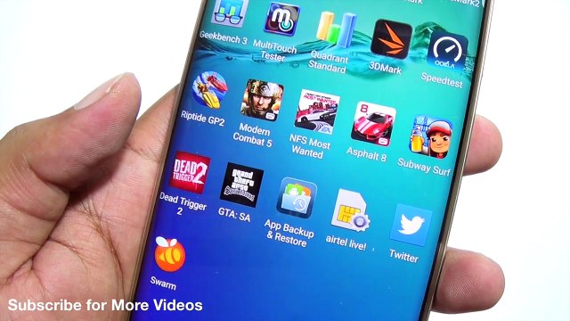 Samsung Galaxy S6 Edge Plus Gaming Review with Asphalt 8, GTA San Andreas