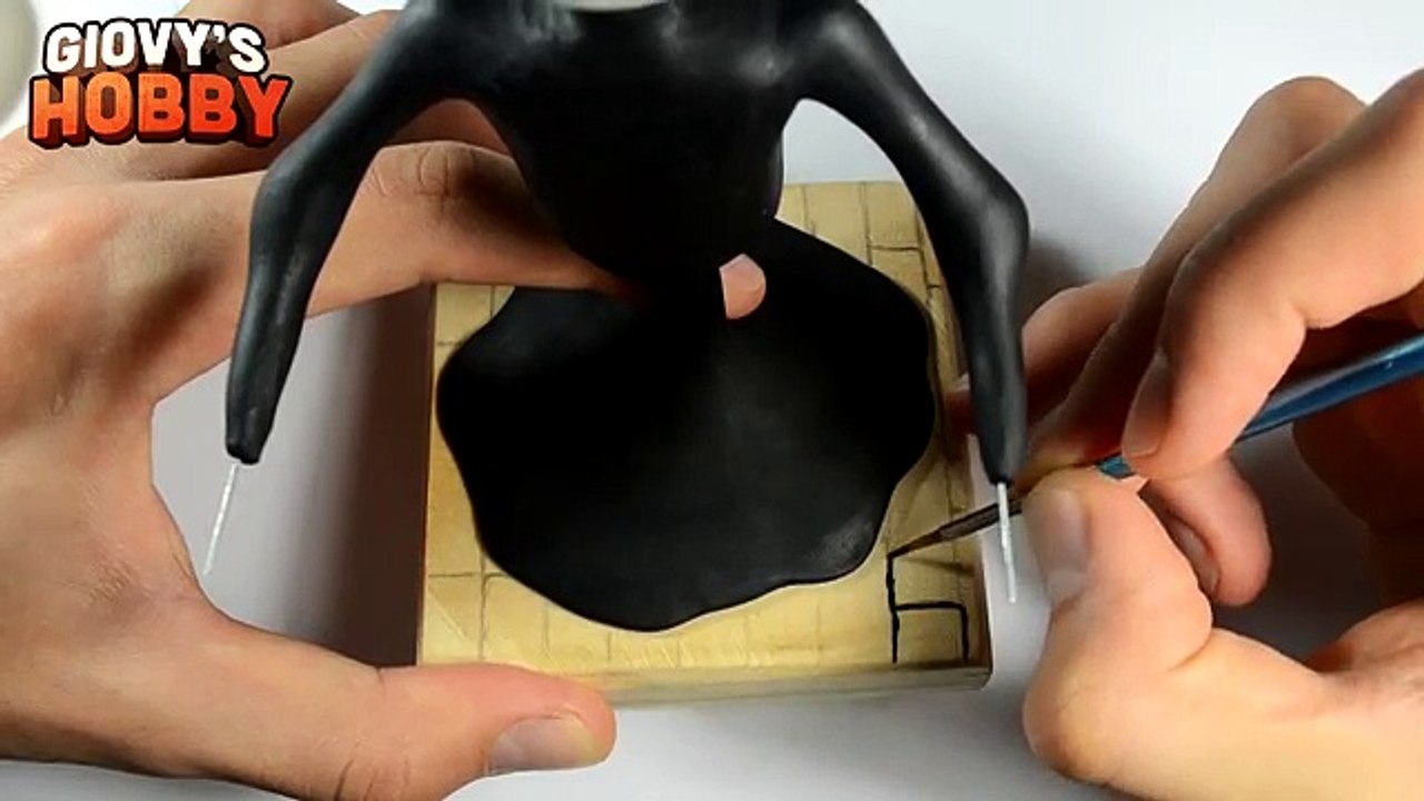 MONSTER BENDY TUTORIAL ➤ Bendy and the ink machine ★ Air dry clay / Polymer clay / Porcelana fria