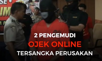 Gara - Gara Tersinggung, Pengemudi Ojol Rusak Mobil