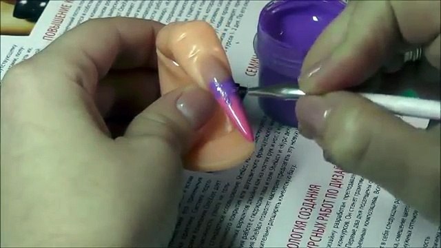 Дизайн ногтей БАНТИКИ 1. Видео уроки дизайна ногтей. Рисунки на ногтях.