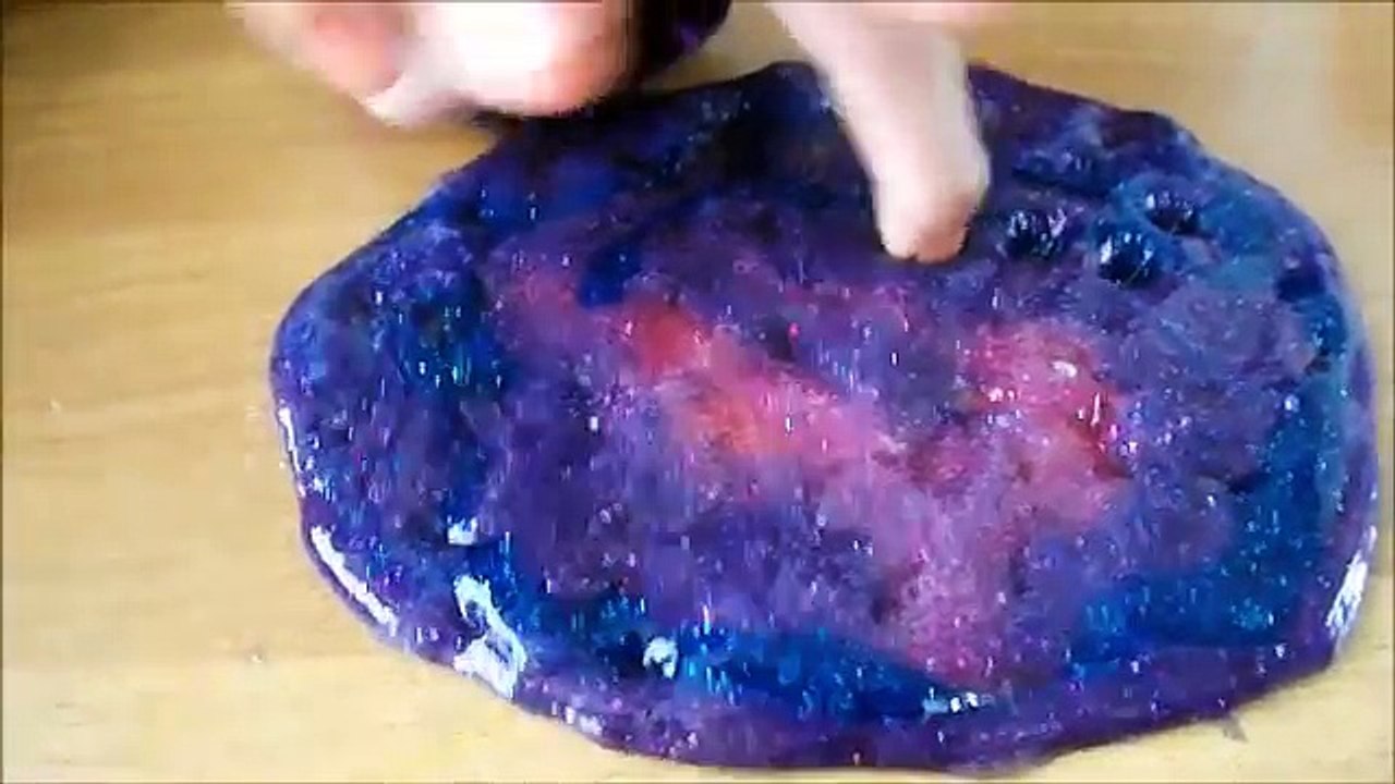 Glittery Galaxy Slime How To Make Glittery Galaxy Slime