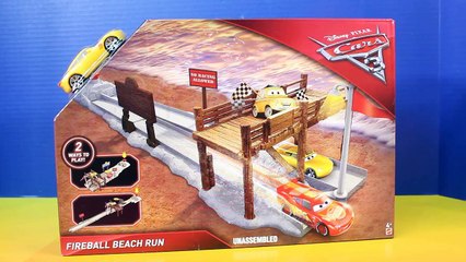 Disney Cars 3 Doc Hudson Motivates Lightning McQueen In A Dream Pixar Fireball Beach Run Playset