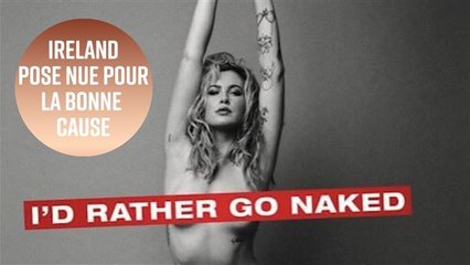 Ireland Baldwin pose nue pour PETA