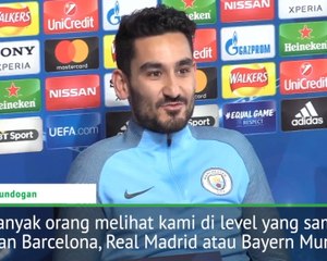 Man City Belum Sampai Pada Level Barcelona Atau Real Madrid - Gundogan