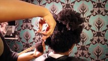 Tapered Haircut   Perm Rod Set on 4C Natural Hair || Chizi Duru